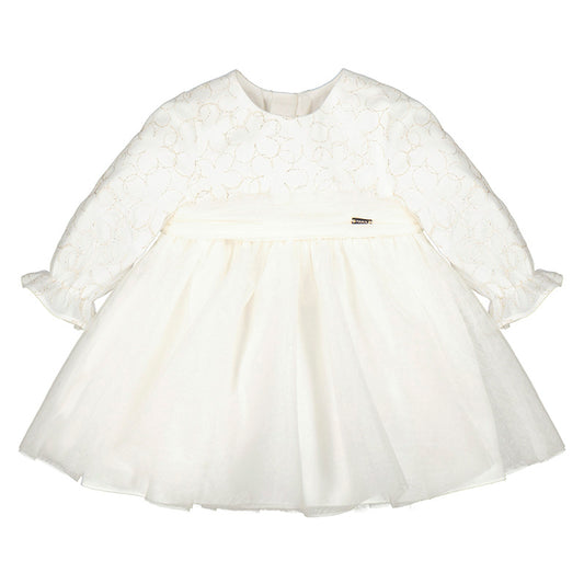 Mayoral Baby Girl White Dress