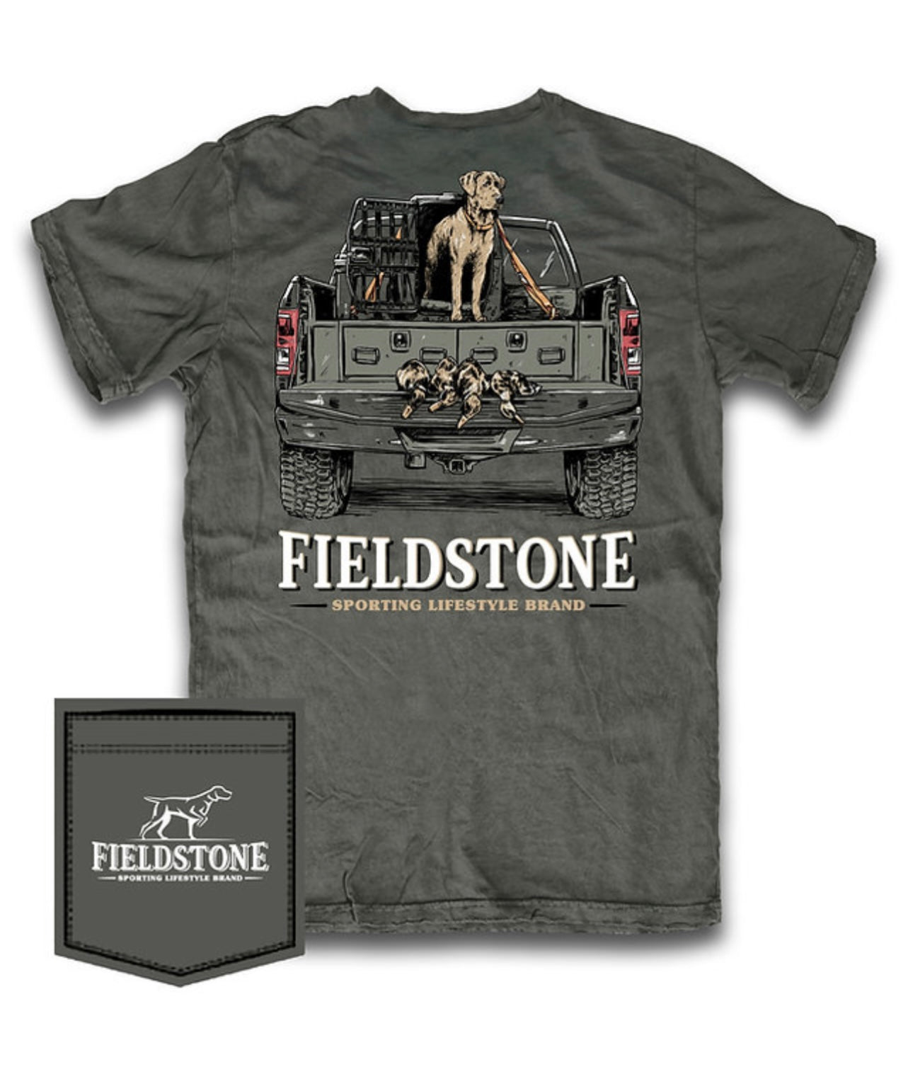 Fieldstone truck bed tshirt